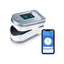Beurer PO60 Pulse Oximeter With Bluetooth Measures Heart Rate Arterial Oxygen Saturation White