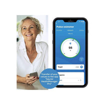 Beurer PO60 Pulse Oximeter With Bluetooth Measures Heart Rate Arterial Oxygen Saturation White