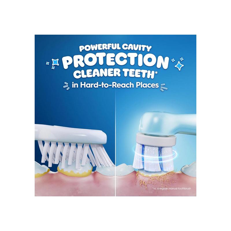 Oral-B iO Kids Disney Stitch Electric Toothbrush 1 Toothbrush Head 1 Travel Case 3 Modes With Kid-Friendly Sensitive Mode Ages 6+ Light Blue Secondary image