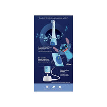Oral-B iO Kids Disney Stitch Electric Toothbrush 1 Toothbrush Head 1 Travel Case 3 Modes With Kid-Friendly Sensitive Mode Ages 6+ Light Blue