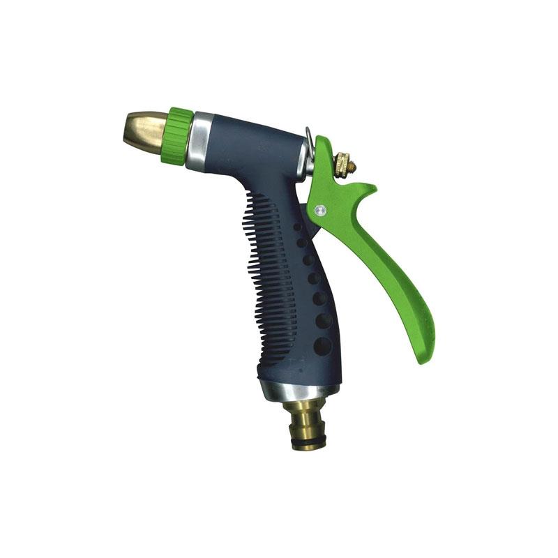 Draper 3 Pattern Aluminium Spray Gun Aluminium Garden Hose Nozzle Watering Tool Brass Fitting Universal Connector Multicolour