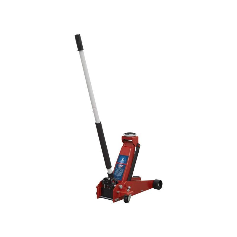 Sealey Quick Lift Standard Chassis Trolley Jack 3 Tonne Red Main image
