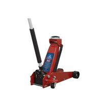 Sealey Quick Lift Standard Chassis Trolley Jack 3 Tonne Red