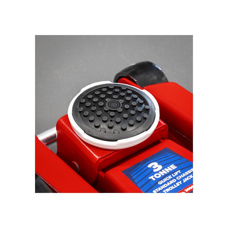 Sealey Quick Lift Standard Chassis Trolley Jack 3 Tonne Red
