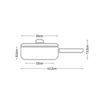 Judge Essentials Saute Pan 24cm Stainless Steel Large Silver