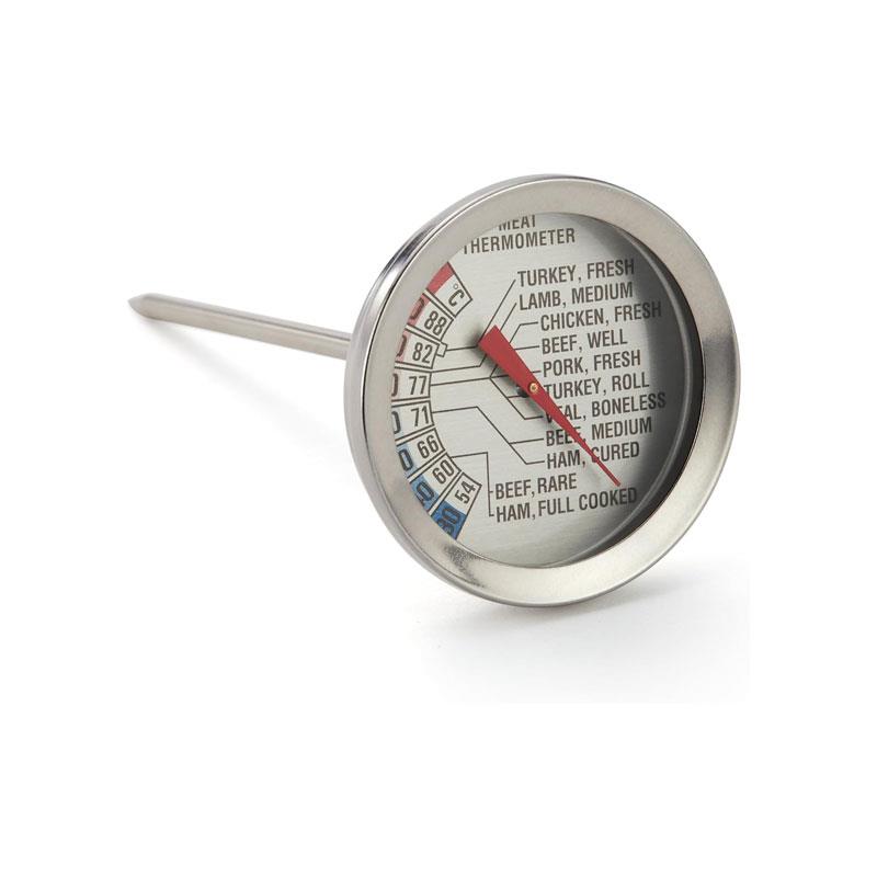 Judge Meat Thermometer Probe Stainless Steel Centigrade 54° To 88°C Or Fahrenheit 130° To 190°F Silver Secondary image