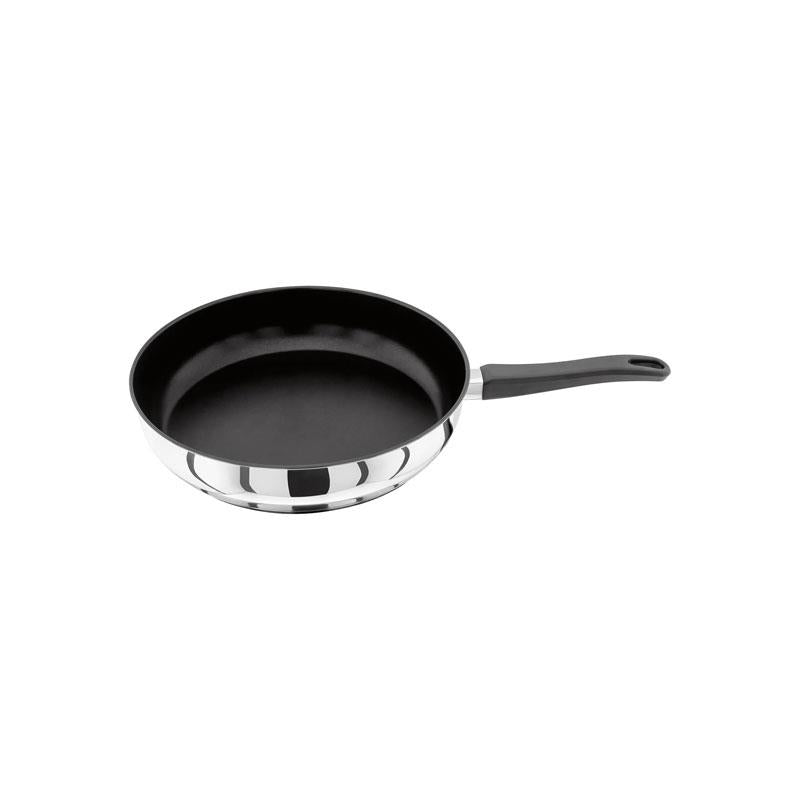 Judge Vista Frying Pan 28cm Stainless Steel Non-Stick Large Silver Main image