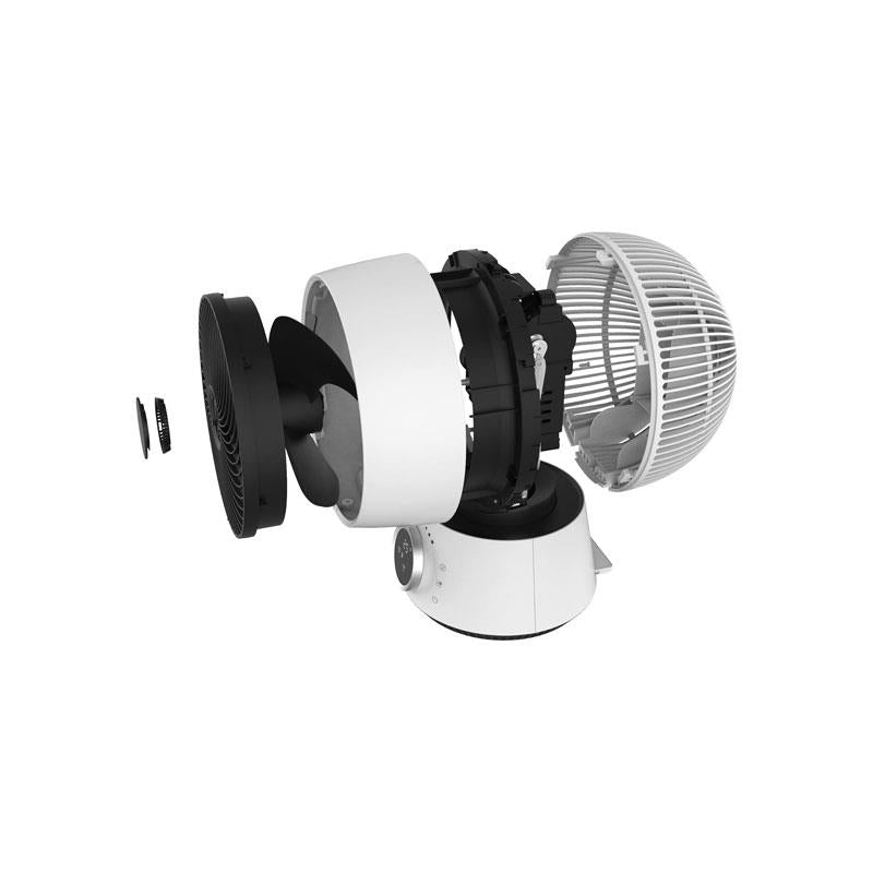Igenix 9 Inch Digital Air Circulator Turbo Fan 32 Wind Speed Settings 12 Hour Timer LED Display Remote Control White
