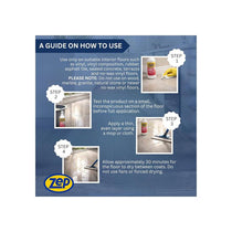 Zep Floor Polish High Gloss Vinyl Hard Floor Shine Anti Slip Finish 1 Litre