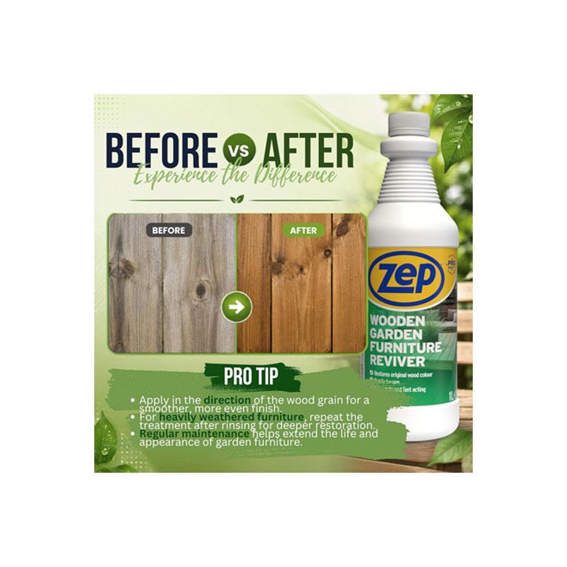 Zep Wooden Garden Furniture Reviver 1 Litres