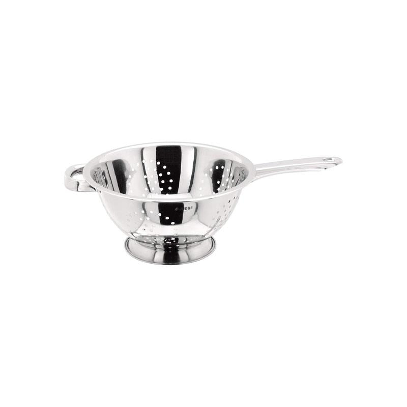 Judge Kitchen Long Handled Colander 24cm Large Polished Stainless Steel Silver Main image