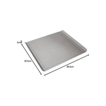 Judge Square Flat Baking Sheet With Raised Edges Non-Stick Carbon Steel Large 33 x 33cm Grey