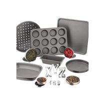 Judge Square Flat Baking Sheet With Raised Edges Non-Stick Carbon Steel Large 33 x 33cm Grey