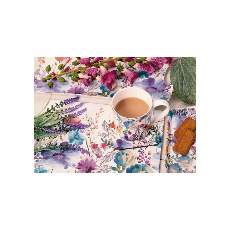 Creative Tops Meadow Floral Placemats And Coasters Rectangular 30 x 23 cm Pack Of 4 Multicolour Secondary image