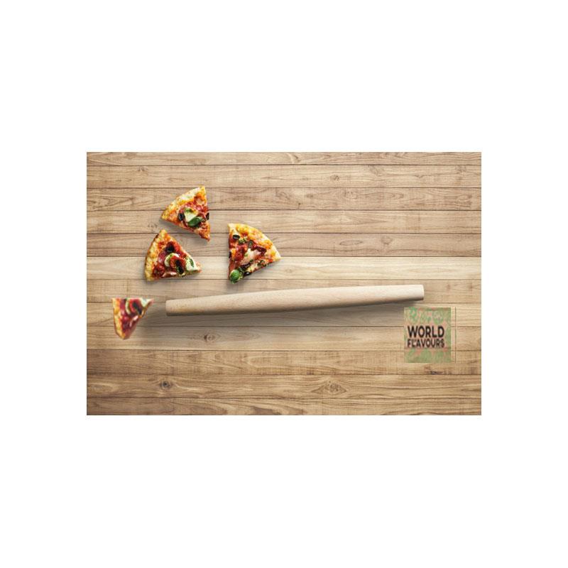 KitchenCraft World of Flavours Italian Wooden Rolling Pin Wood