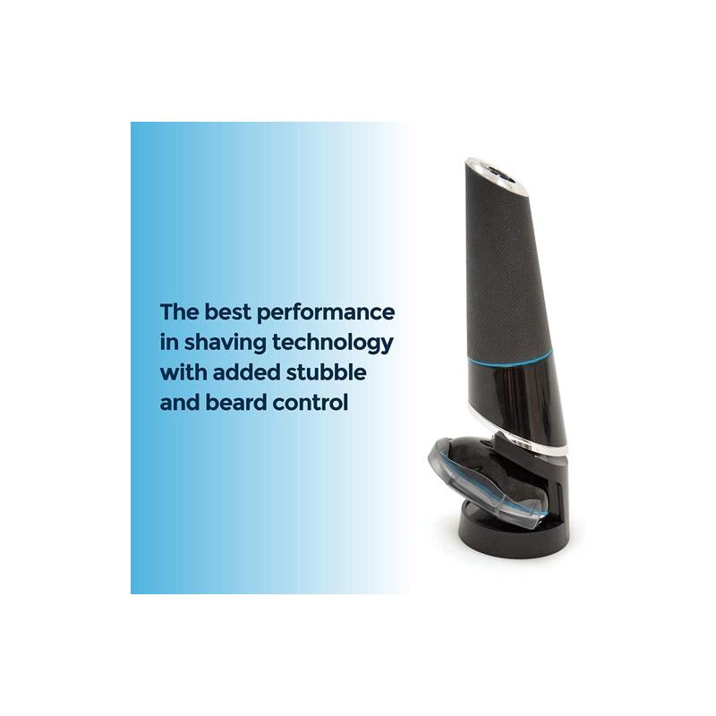 Lloytron Paul Anthony Lithium Pro 3 USB Wet & Dry Rotary Shaver With Beard Trimmer Black