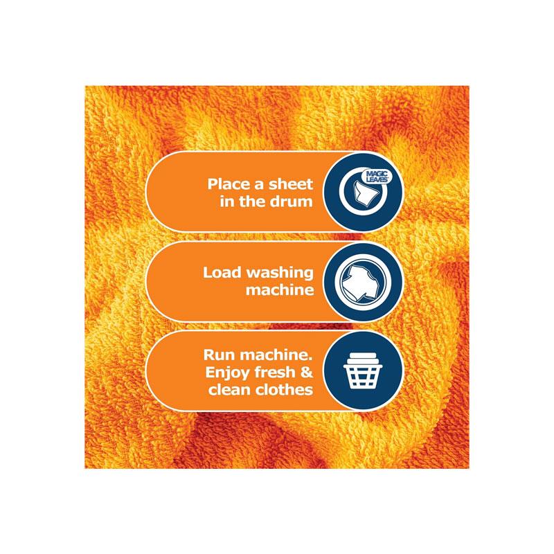 Dr. Beckmann Laundry Detergent Sheets Colour Protect Orange And Peach 25 Sheets