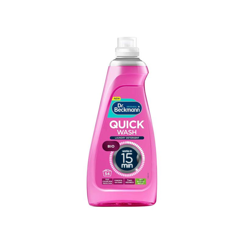 Dr. Beckmann Quick Wash Bio Laundry Detergent Works In 15 Mins (54 Washes) 1620ml