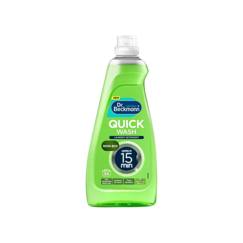 Dr. Beckmann Quick Wash Non Bio Laundry Detergent Works In 15 Mins (54 Washes) 1620ml Main image