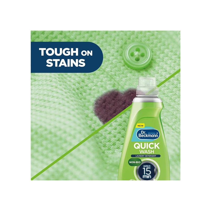 Dr. Beckmann Quick Wash Non Bio Laundry Detergent Works In 15 Mins (54 Washes) 1620ml
