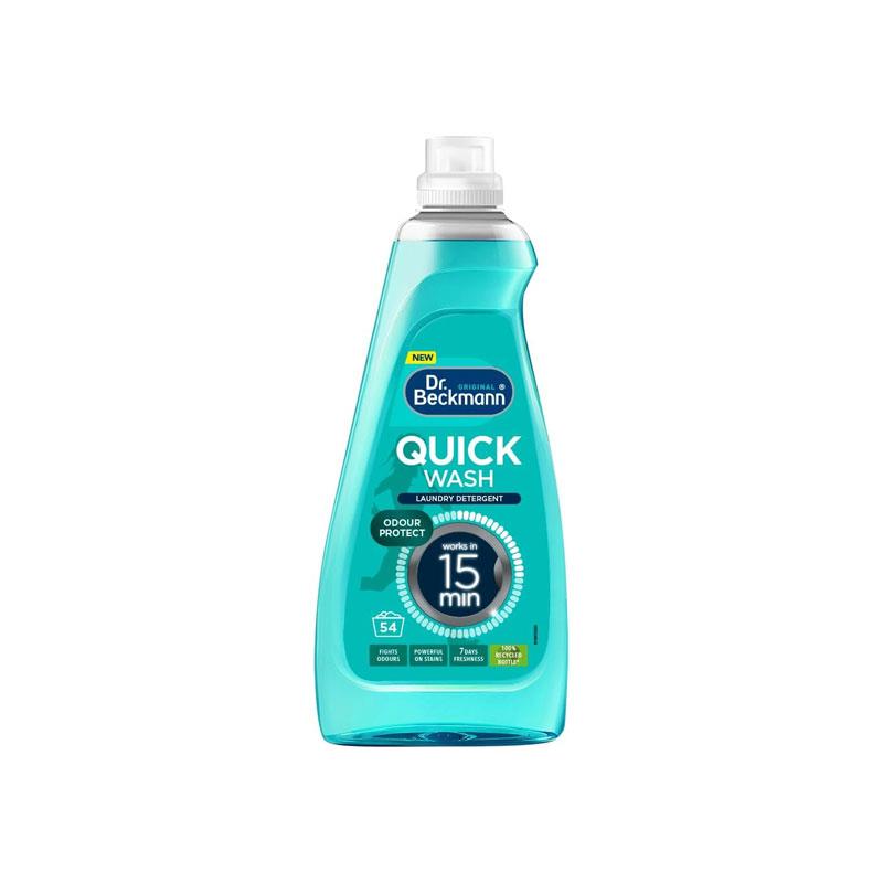 Dr. Beckmann Quick Wash Odour Protect Laundry Detergent Works In 15 Mins (54 Washes) 1620ml Main image