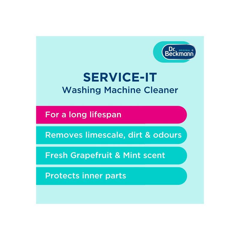 Dr. Beckmann Service-It Washing Machine Cleaner Grapefruit And Mint 250ml