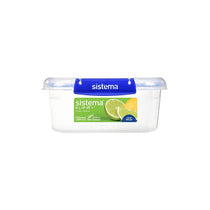 Sistema KLIP IT PLUS Leakproof Food Storage Containers Airtight Stackable School Lunch Boxes 1 Litres