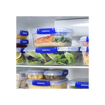 Sistema KLIP IT PLUS Leakproof Food Storage Containers Airtight Stackable School Lunch Boxes 3 Pack 1 Litres
