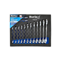 Blue Spot Tools Metric Stubby Spanner Set In EVA Foam (6-19mm) 14 Piece
