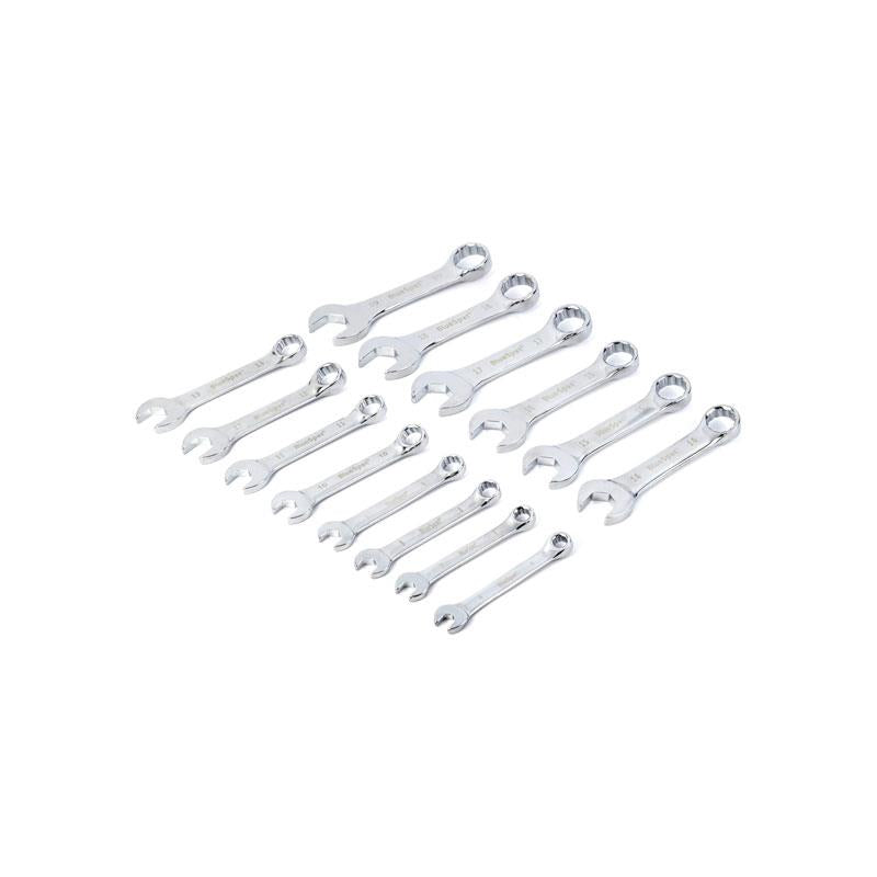 Blue Spot Tools Metric Stubby Spanner Set In EVA Foam (6-19mm) 14 Piece