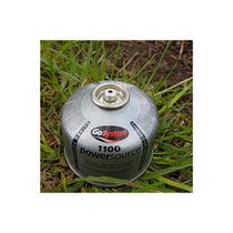 GoSystem Butane Propane Threaded Mix Gas Cartridge 100g Silver