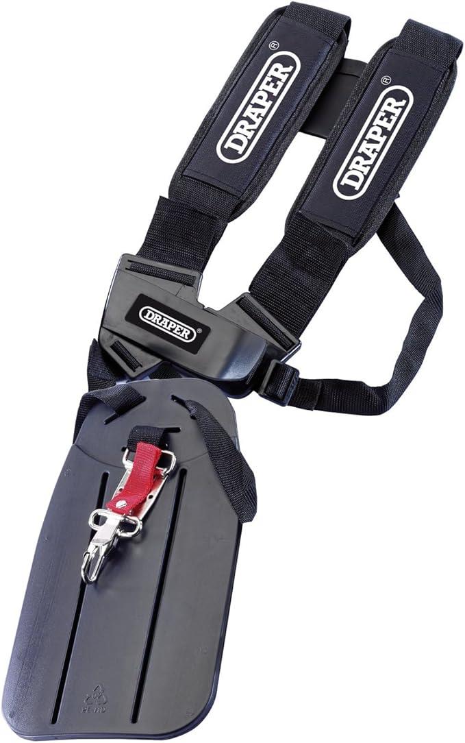 Draper Expert Safety Harness For Grass And Brush Cutters Black Main image