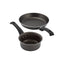 Judge Everyday 14cm Milk Pan And 24cm Frying Pan Non-Stick Coating Cookware 2 Piece Set Black