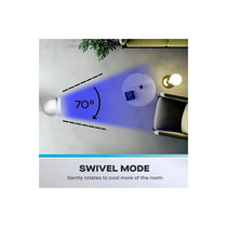 Fine Elements 30 Inch Tower Fan 3 Speed Settings Oscillation 2 Hour Timer Easy To Use Dials Carry Handle 50W White