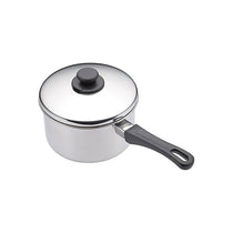 KitchenCraft Extra-Deep Medium Induction Saucepan 16cm Stainless Steel Silver