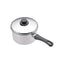 KitchenCraft Extra-Deep Medium Induction Saucepan 16cm Stainless Steel Silver