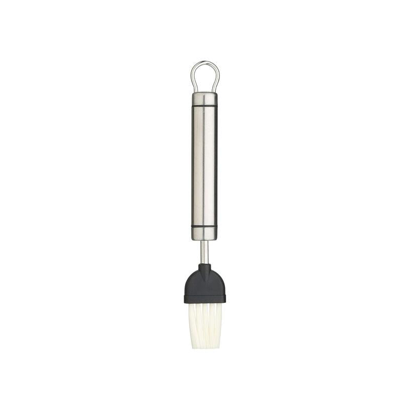 KitchenCraft Oval Handled Stainless Steel Pastry Brush 19.5cm Silver Main image