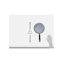 MasterClass Ceramic Non-Stick Induction-Safe Crepe Pancake Pan 24cm Black/Blue