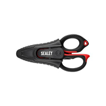 Sealey Premier Heavy-Duty Electrician's Shears 160mm Red/Black