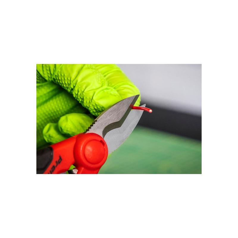 Sealey Premier Heavy-Duty Electrician's Shears 160mm Red/Black