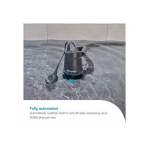Gardena 2-In-1 Clear/Dirty Water Submersible Pump 20000 BASIC 20.000 L/H With Float Switch 550W Grey