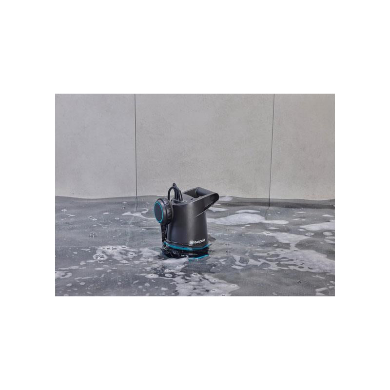 Gardena 2-In-1 Clear/Dirty Water Submersible Pump 20000 BASIC 20.000 L/H With Float Switch 550W Grey