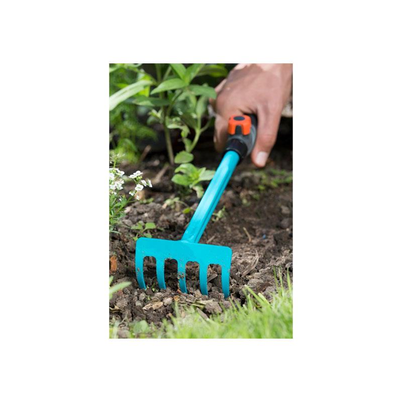 Gardena Combisystem Flower Rake 5 Prongs Width 8.5cm Multicolour