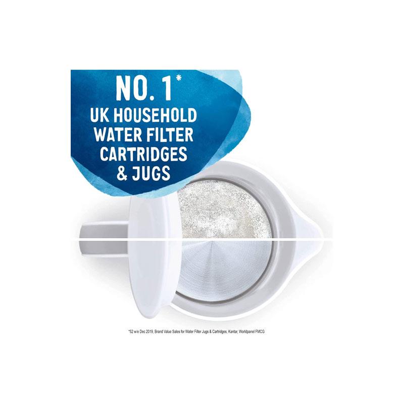 Brita Cartridge Classic Cartridges Triple Pack Reduces Chlorine Lead Copper White