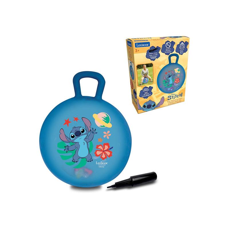 Lexibook Stitch Inflatable Hopper Ball 45cm Blue