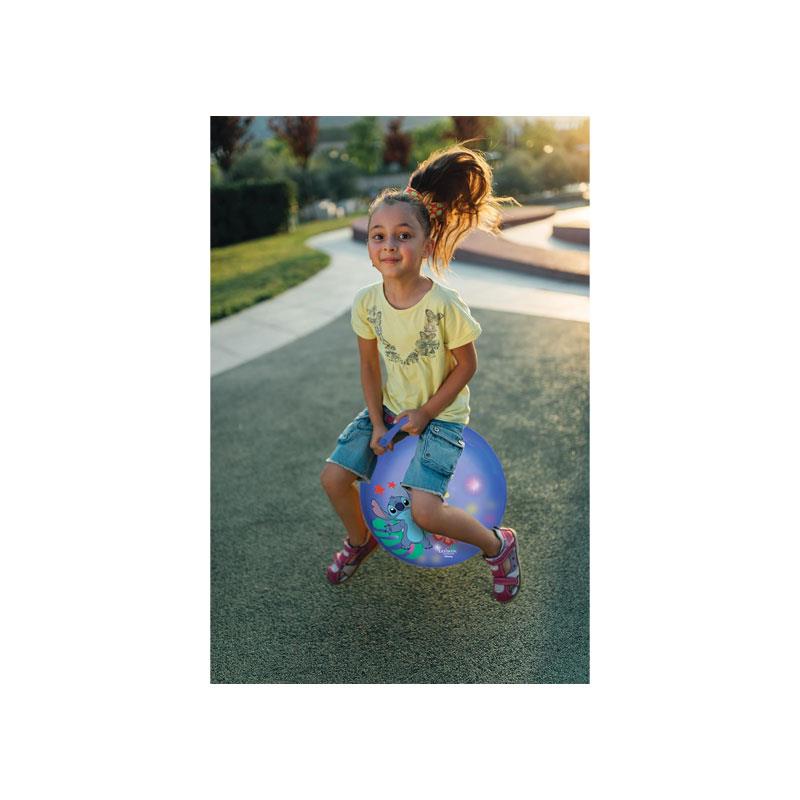 Lexibook Stitch Inflatable Hopper Ball 45cm Blue