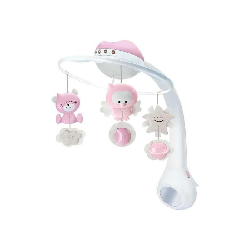 Infantino 3-In-1 Baby Musical Mobile Projector Night Light Pink Main image