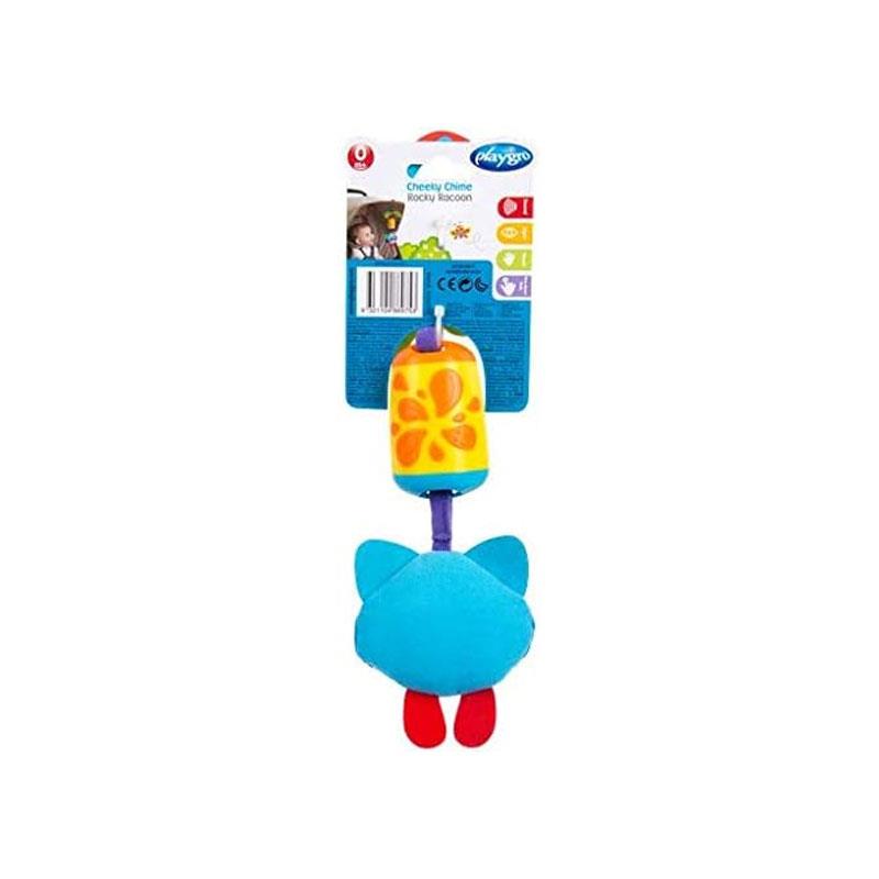 Playgro Cheeky Chime Rocky Racoon For Baby Infant Toddler Children Multicolour
