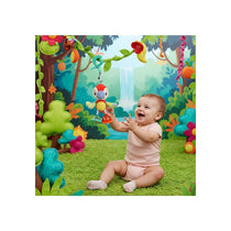 Playgro Dingly Dangly Mio Macaw Sensory Activity Toy For Babies Multicolour