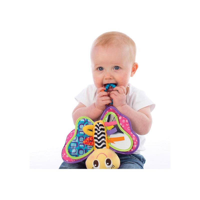 Playgro Soft Butterfly Teddy Baby Sensory Toy Multicolour